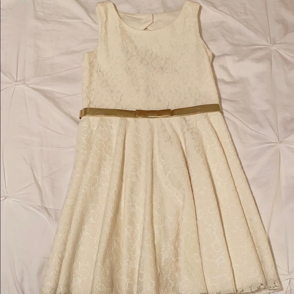 Zoë LTD Ivory Lace Party Dress